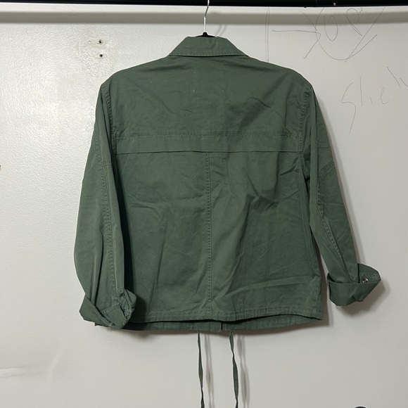 Velvet by Graham & Spencer Olive Green Utility Jacket Size Medium - Picture 4 of 4